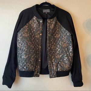 Quilted Bomber Jacket